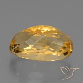 Citrine Doré foncé naturelle ovale, 6.29 ct, VS-SI