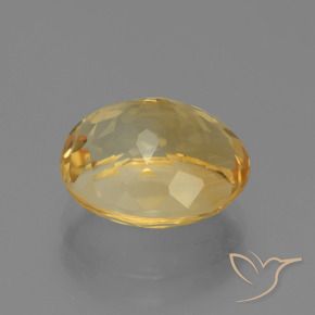Citrine Doré léger naturelle ovale, 5.01 ct, VS