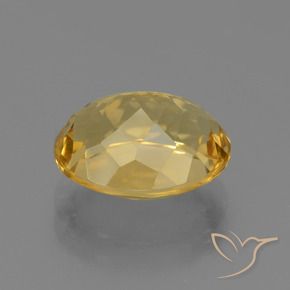 Citrine Orange Doré naturelle ovale, 4.47 ct, VVS