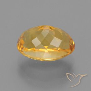 Citrine Doré moyen naturelle ovale, 3.98 ct, VVS