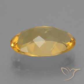 Citrine Doré vif naturelle ovale, 4.55 ct, VVS