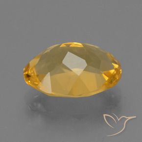 Citrine Doré foncé naturelle ovale, 4.03 ct, VVS