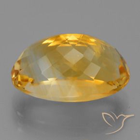 Citrine Orange Doré naturelle ovale, 10.47 ct, VVS-VS