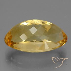 Citrine Doré foncé naturelle ovale, 12.85 ct, VVS
