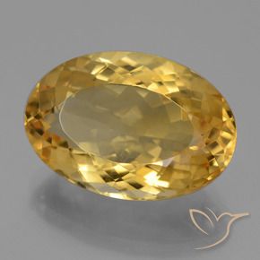 Citrine Doré moyen naturelle ovale, 10.67 ct, VVS