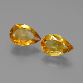 Achetez naturel 2.13ct Doré-orange foncé Citrine gems, En forme de poire, En provenance Brésil chez GemSelect. En stock, livraison internationale!
