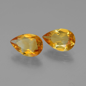Achetez naturel 2.13ct Doré-orange foncé Citrine gems, En forme de poire, En provenance Brésil chez GemSelect. En stock, livraison internationale!
