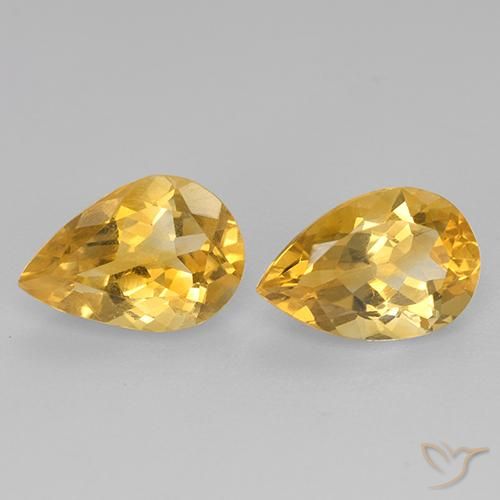 Shop natural 2.34ct Doré Citrine gems, En forme de poire, from Brésil at GemSelect. In stock, global shipping!