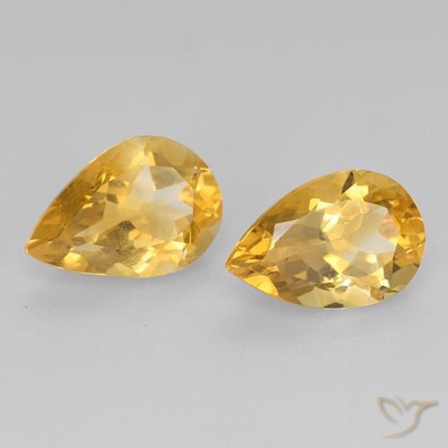 Shop natural 2.34ct Doré Citrine gems, En forme de poire, from Brésil at GemSelect. In stock, global shipping!