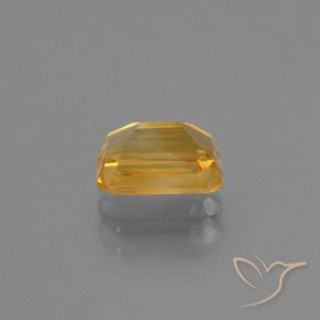 Citrine Orange-or naturelle Octogone / coupe Émeraude, 1.65 ct, VVS-VS