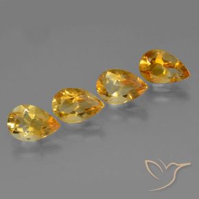 Achetez naturel 4.42ct Doré foncé Citrine gems, En forme de poire, En provenance Brésil chez GemSelect. En stock, livraison internationale!