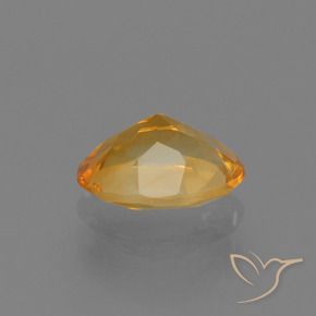 Citrine Orange moyen naturelle Coupe ovale, 1.00 ct, VS