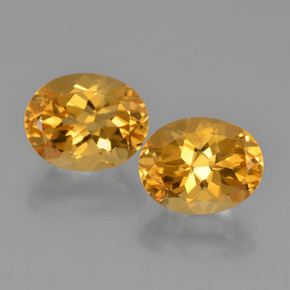 Achetez naturel 5.21ct Jaune doré Citrine gems, Coupe ovale, En provenance Brésil chez GemSelect. En stock, livraison internationale!