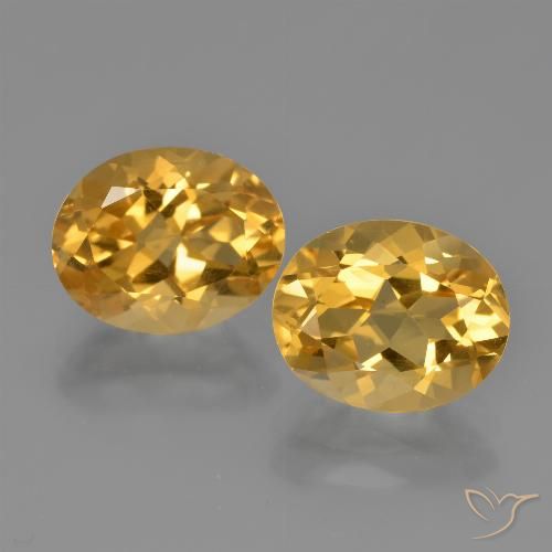 Shop natural 4.90ct Orange doré profond Citrine gems, ovale, from Brésil at GemSelect. In stock, global shipping!