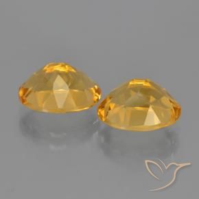 Shop natural 4.90ct Orange doré profond Citrine gems, ovale, from Brésil at GemSelect. In stock, global shipping!