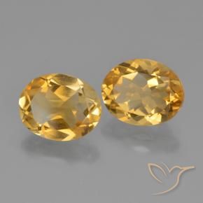 Shop natural 4.26ct Orange doré profond Citrine gems, ovale, from Brésil at GemSelect. In stock, global shipping!