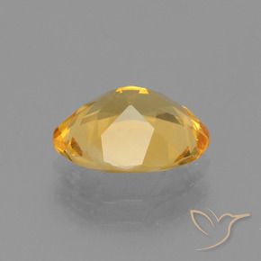 Citrine Orange Doré naturelle ovale, 1.84 ct, VVS-VS