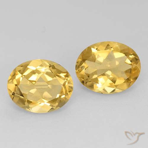 4.26ctw Naturel Orange Doré Citrine, ovale, VVS-VS