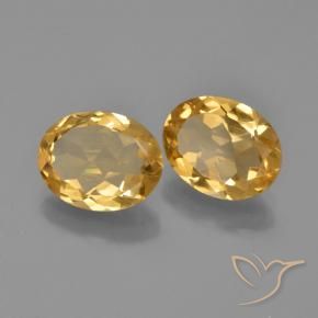 Shop natural 3.87ct Orange-or léger Citrine gems, ovale, from Brésil at GemSelect. In stock, global shipping!