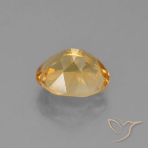 Citrine doré naturelle coupe ovale, 2,54 ct, VVS