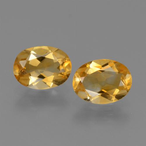 Achetez naturel 1.94ct Orange doré profond Citrine gems, Coupe ovale, En provenance Brésil chez GemSelect. En stock, livraison internationale!