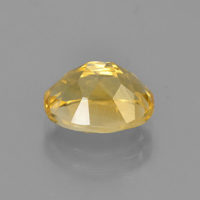 Citrine doré naturelle coupe ovale, 2,62 ct, VVS-VS