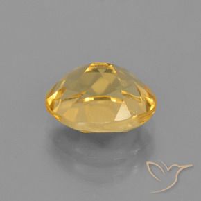 Citrine Orange Doré naturelle ovale, 2.65 ct, VVS