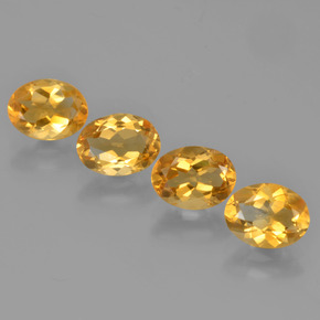 Achetez naturel 3.82ct Orange doré profond Citrine gems, Coupe ovale, En provenance Brésil chez GemSelect. En stock, livraison internationale!