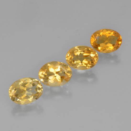 Achetez naturel 4,14ct doré citrine gems, coupe ovale, en provenance brésil chez gemselect. en stock, livraison internationale!