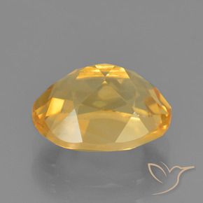 Citrine Orange Doré naturelle ovale, 2.40 ct, VS