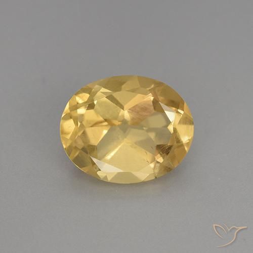 Citrine Doré moyen naturelle ovale, 2.30 ct, VS