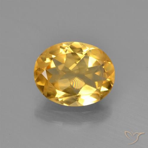 1.84ct Naturel Doré Citrine, ovale, VVS-VS