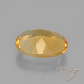 Citrine Doré moyen-foncé naturelle ovale, 2.09 ct, VS