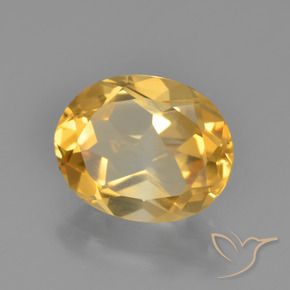 Citrine Doré moyen naturelle ovale, 2.13 ct, VVS-VS