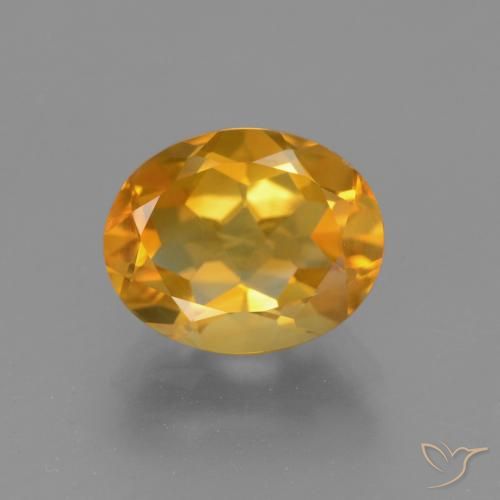 2.31ct Naturel Orange moyen Citrine, ovale, VVS-VS