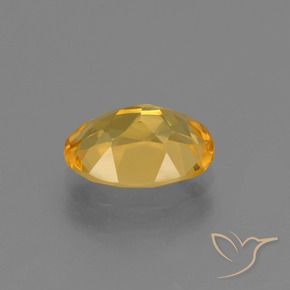 Citrine Orange-or naturelle ovale, 1.78 ct, VVS-VS