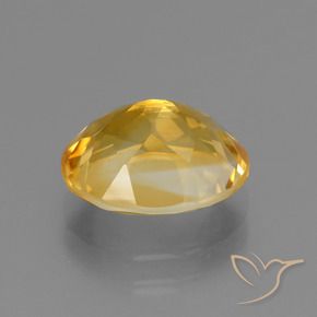 Citrine Orange Doré naturelle ovale, 3.23 ct, VVS-VS