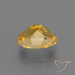Citrine Doré vif naturelle ovale, 2.26 ct, VVS