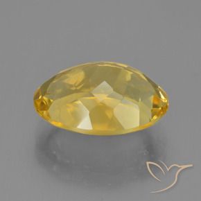Citrine Doré naturelle ovale, 6.16 ct, VVS