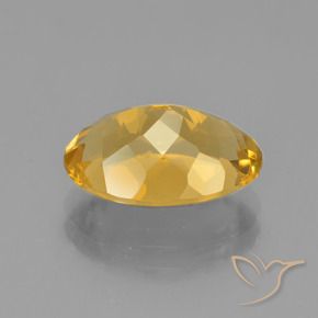 Citrine Orange Doré naturelle ovale, 4.58 ct, VVS