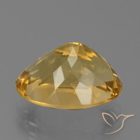 Citrine Doré naturelle ovale, 8.35 ct, VVS