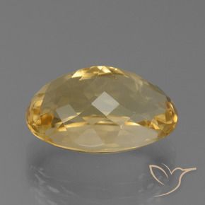 Citrine Orange Doré naturelle ovale, 8.04 ct, VVS