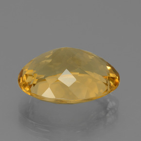 Citrine Doré moyen-léger naturelle Coupe ovale, 8.95 ct, VVS