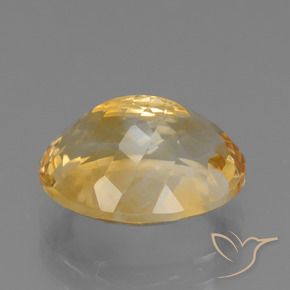 Citrine Doré naturelle ovale, 3.90 ct, VVS-VS