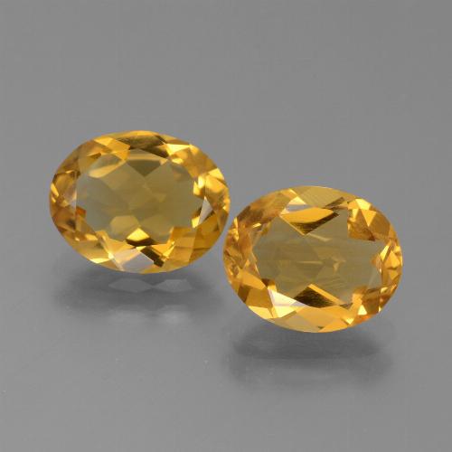 Achetez naturel 3.93ct Or orange foncé Citrine gems, Coupe ovale, En provenance Brésil chez GemSelect. En stock, livraison internationale!