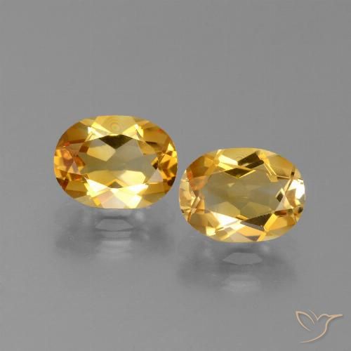 Achetez naturel 2,35ct doré citrine gems, coupe ovale, en provenance brésil chez gemselect. en stock, livraison internationale!