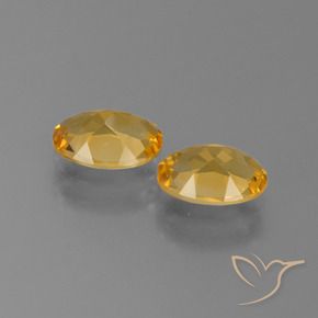 Achetez naturel 1,92ct doré citrine gems, coupe ovale, en provenance brésil chez gemselect. en stock, livraison internationale!