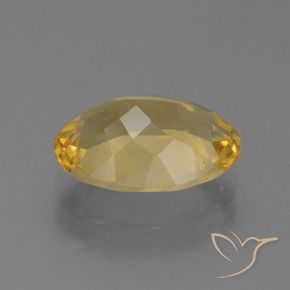 Citrine Doré moyen naturelle ovale, 4.40 ct, VS