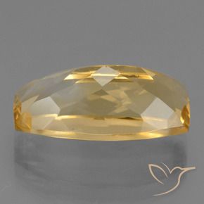 Citrine Orange doré profond naturelle Coussin, 7.81 ct, VS