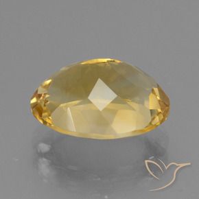 Citrine Doré moyen-léger naturelle ovale, 4.86 ct, VVS